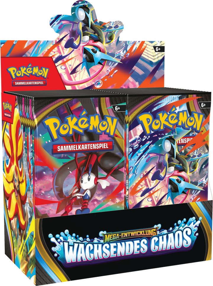 Pokémon Wachsendes Chaos – Booster Display Deutsch