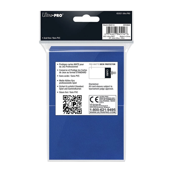 Ultra PRO Sleeves 66×91 mm Matt – Deck Protector Kartenhüllen Standard