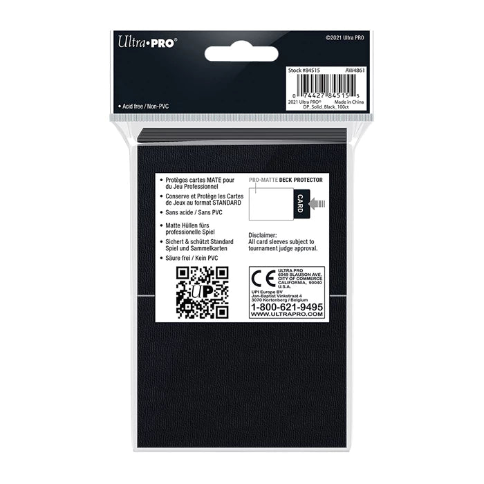 Ultra PRO Sleeves 66×91 mm Matt – Deck Protector Kartenhüllen Standard
