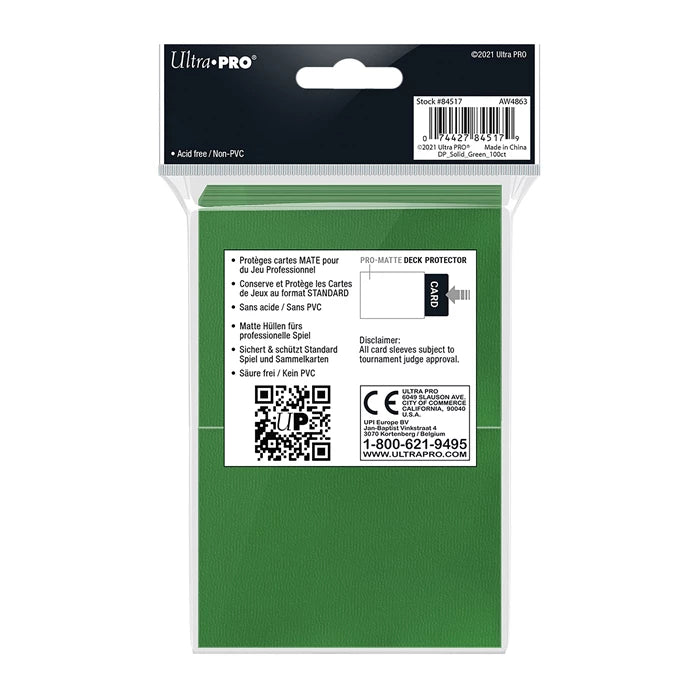 Ultra PRO Sleeves 66×91 mm Matt – Deck Protector Kartenhüllen Standard