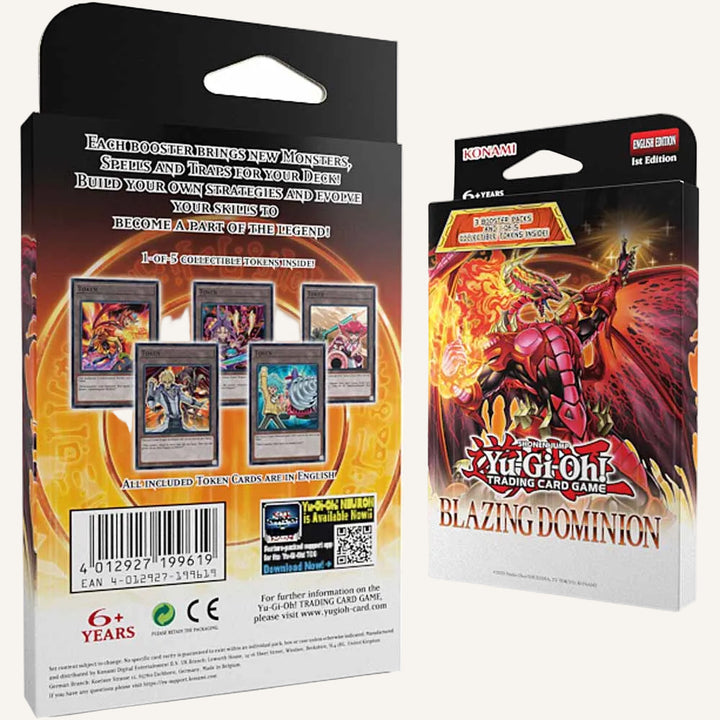 Yu-Gi-Oh! Blazing Dominion – 3 Booster Pack (Tuck Box) Deutsch