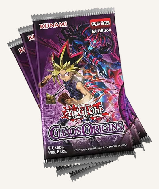 Yu-Gi-Oh! Chaos Origin – 3 Booster Pack (Tuck Box) English